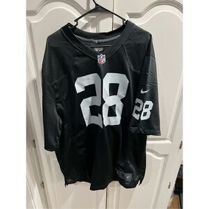 Oakland Raiders Nike On Field #28 Josh Jacobs Football Jersey Size XL